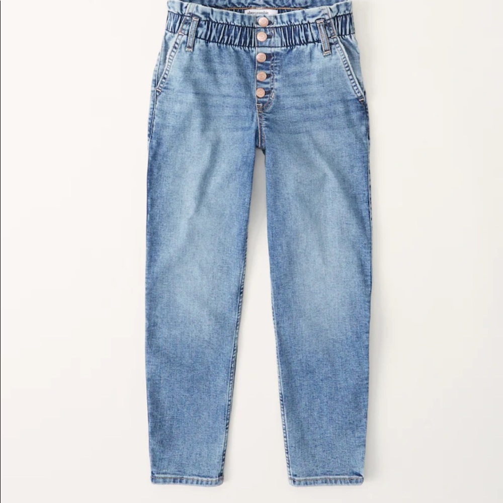 mini mom jeans